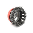 3â€ Knot Type Fine Wire Cup Brush Wheel 5/8" Arbor FITS 4-1/2" Angle Grinder B ME