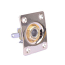 Golden Electric Guitar Rectangular Output Jack Plate for Guitar Bass Parts