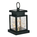 Solar LED Garden Umbrella Lantern Hanging Light Waterproof Outdoor Lamp