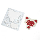Cute Fox Puzzle DIY Handmade Craft Stencils Decor Tool Set Cutting Die