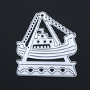 Pirate Ship DIY Puzzle Metal Stencil Scrapbook Craft Cutting Die