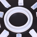 1Set Silicone Necklace Earrings Pendant Mold Pendant Jewelry Making Tool DIYBX