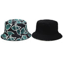 Tropical Leaf Wind Fisherman Hat Unisex Outdoor Sun Protection Sun Visor Do