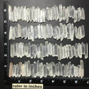 50g Bulk Natural Crystal White Quartz Small Points Terminated Wand Specimen AU~