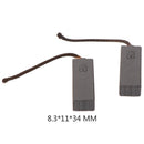 1pair 8.3*11*34 MM Vacuum Cleaner Carbon Brush Motor Carbon Brush Tools OZ