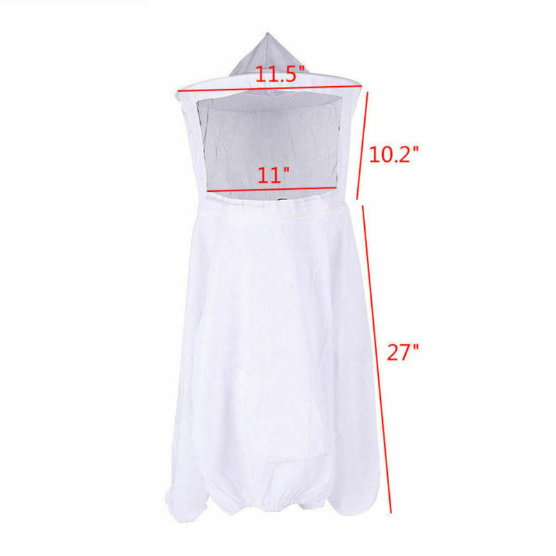 White Top + Pants Chemical Fiber Beekeeping Jacket Durable Well PCT