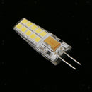 G4 Silicone Crystal LED Corn Light Bulb 3W DC 12V Lamp 20Pcs LED White