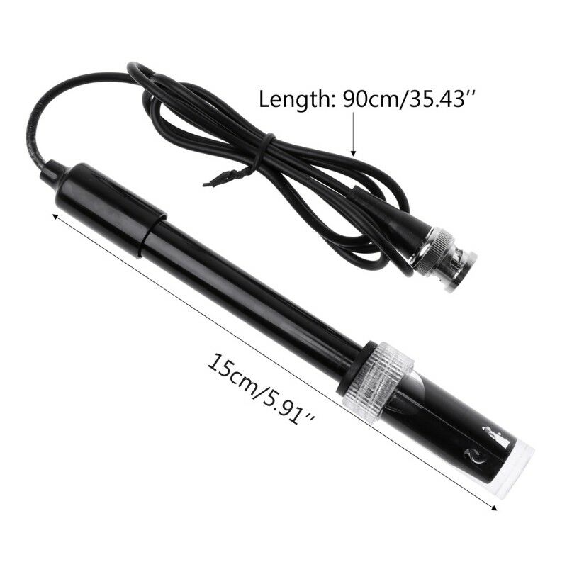 pH Electrode Sensor BNC Connector Probe E-201 pH Composite electrode E-201C New