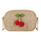 Crossbody Handbags Women Cherry Decor Chain Shoulder Bags (Light Brown) A