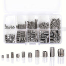 200pcs/Box M3/4/5/6/8 Hex Socket Drive Allen Head Cap Screw Bolt Assortment Kit
