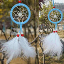 Handmade Dream Catcher with Feather Bead Hanging Decoration Ornament
