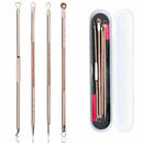 4Pcs/set Pimple Blemish Blackhead Comedone Acne Extractor Tool Remo H1D6 Ne J7N6