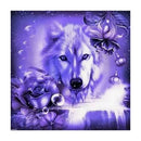 5D DIY Full Drill Diamond Painting Wolf Cross Stitch Embroidery Mosaic Kit
