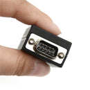 DB9 Male D-Sub 9 Pin Plug Breakout Terminals Solderless Nut Type Connector M&