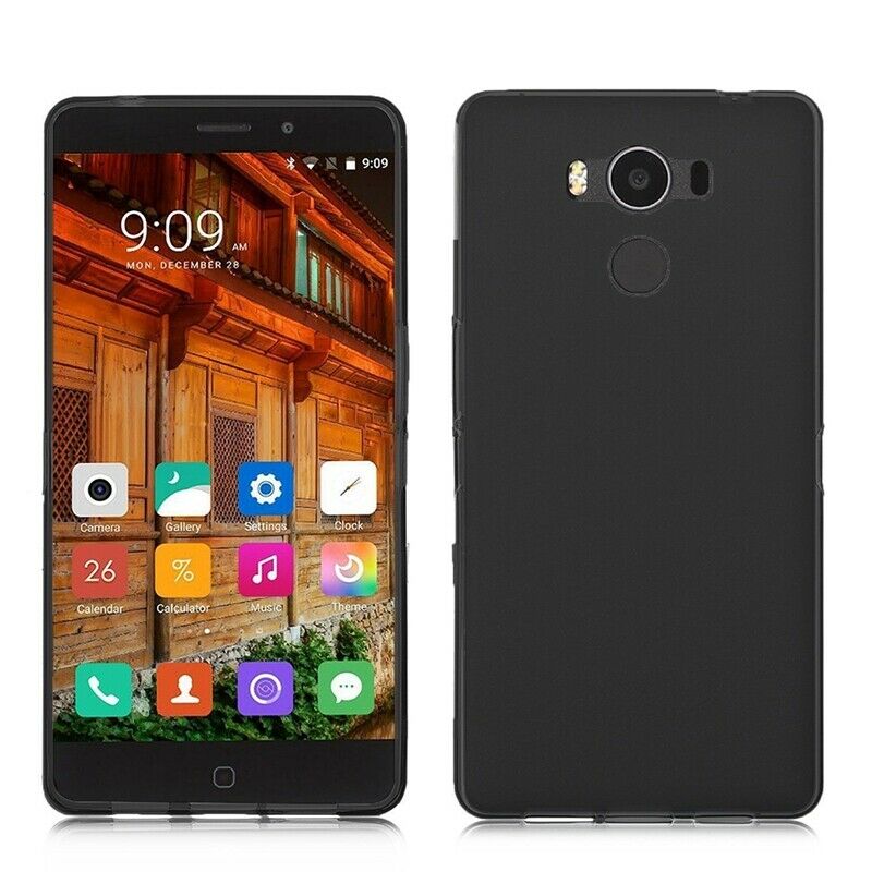 High quality smooth TPU back case Protective Case for Elephone P9000, Black H4Y8