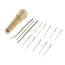 14Pcs Canvas Leather Tent Sewing Awl Hand Stitcher Leather Craft Needle Crafts