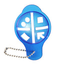 Golf Ball Linear Line Marker Template Swing Drawing Alignment Tool Blue