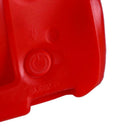 Rubber Silicone Case Cover Clear Screen Protector for Nintendo 2DS (Red)