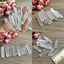 50g Tibet Natural Clear Quartz Crystal Points Wand Stone Specimen Decor Gift