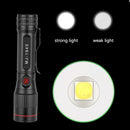Portable 600LM P8 LED Flashlight Outdoor Torch Built-in Battery USB Charger