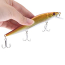 1pc 14cm/23g minnow fishing lures plastic baits hard lures fishing hooks 4