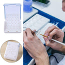 Dental Plastic Bur Box 60 Holes Drill Placement Box Oral Care Dental Tools