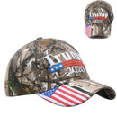 American Election Donald Trump 2020 Camouflage Embroidered Hat Outdoor Base