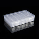100Pcs Coin Capsules Wooden Display Storage Box Case Holder Collectible Supplies