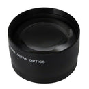 2.0X TELE High Definition Optical Glass Telephoto Lens For 58mm Lens Filter