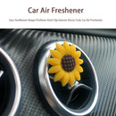 2pcs Interior Decor Car Air Freshener Perfume Vent Clip Sunflower Shape Styling