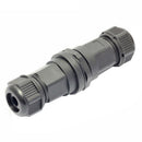 Black RJ45 M25 IP67 Protection Double-ended Waterproof Connector Plastic  SQP