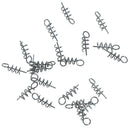 20Pcs Fishing lures fixed hook pin latch needle soft worms fishing bait spri ME