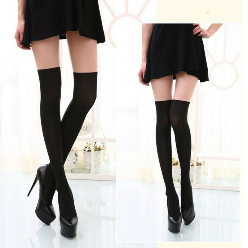 Women Tights Pantyhose Temptation Sheer Stockings Mock Suspender