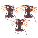 3Pcs Ocean Animals Spiny Lobsters Marine Creatures Playset Birthday Gift