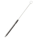10 Pcs 4.5mm Dia Chemistry Test Tube Bottle Nylon Washing Brush Black