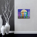 Full 5D Diy Diamond Painting Kit, Moon And Colored Cat Shaped Embroidery Cr