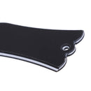 2Pcs black plastic bell style electric guitar truss rod cover 2 ply 3c
