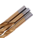 19pcs HSS Metric Drill Bit Set Titanium Coated Twist Drills Metal Wood 1-10mm3C