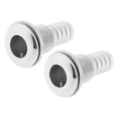 2x Stainless Steel Boat Thru Hull Fitting Marine Hose Barb Connector 3/4"