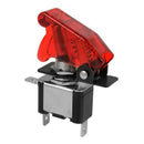 5pcs 12V SPST LED illuminated 20A 3 pin ON / OFF rocker toggle switch red a P5Q1