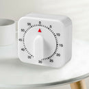 Kitchen Timer Small Square Cooking Mechanical Alarm 60 Minutes Reminder Tool #