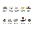 250pc 10 Kinds Of Light Touch Small Button Switch 2*4 3*6 4*4 6*6 Useful nmk
