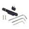 Set of Fixed Guitar Bridge, Tailpiece Nut Bridge 5 Strings Headless + Key +