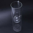 Glass Oil Lamp Candlelight Dinner Candle Holders Transparent Cylinder Hook  S1K5