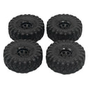 4x RC Rubber Tyres  Set Fit for WLTOYS 12428 RC Car Buggy Truck DIY Parts
