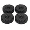4x RC Rubber Tyres  Set Fit for WLTOYS 12428 RC Car Buggy Truck DIY Parts