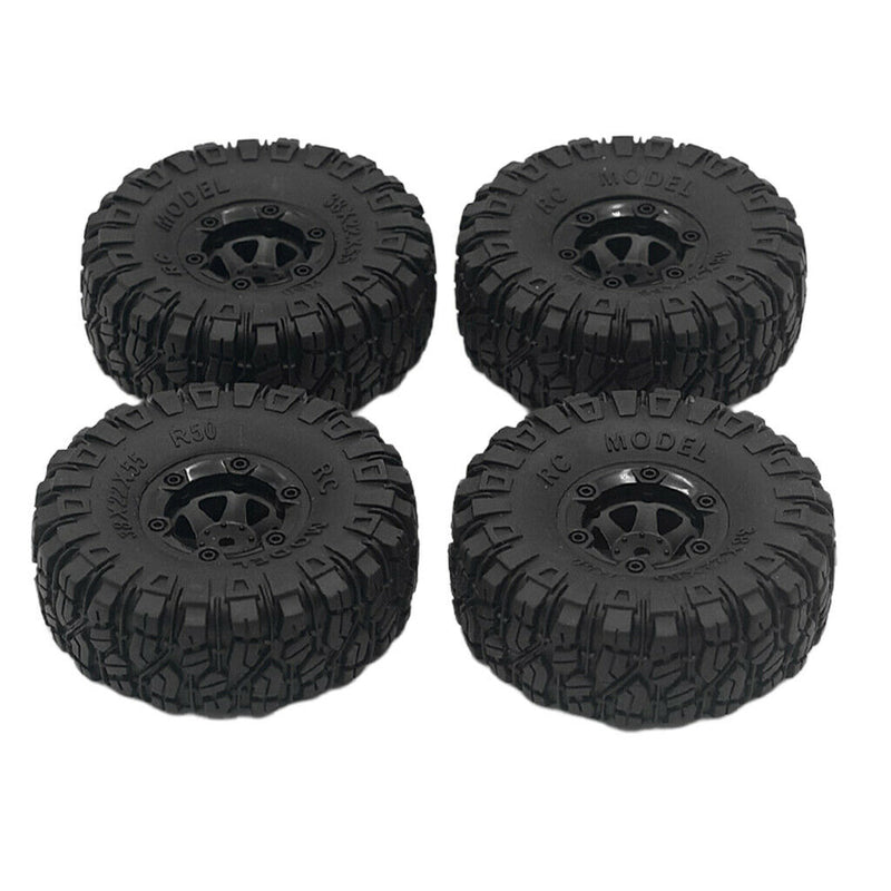 4x RC Rubber Tyres  Set Fit for WLTOYS 12428 RC Car Buggy Truck DIY Parts