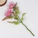 Home Decor Artificial Flowers Chrysanthemum Daisy Wedding Bouquet Red