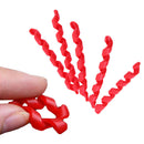 5pcs Bicycle Brake Cable Protector Anti-friction Bike Line Wrap(Red) A