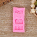 Vivid Wallet Handbag Purse Silicone Fondant Soap Cake Mold Cupcake Candy Tool FT